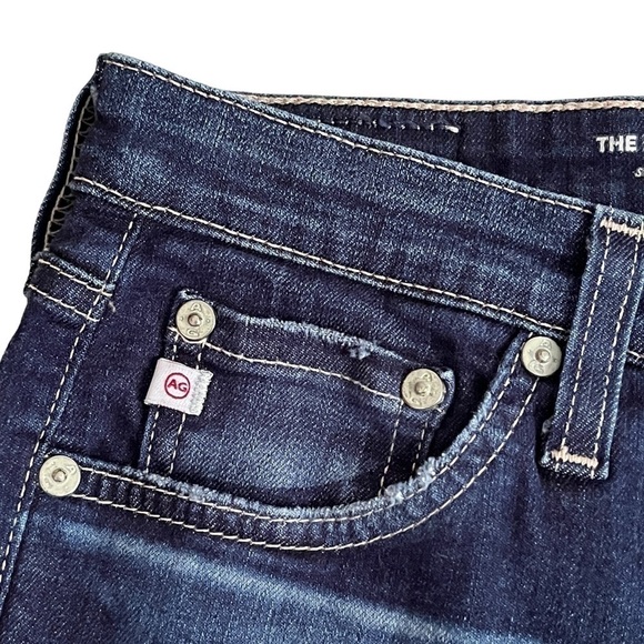 Ag Adriano Goldschmied The Legging Ankle Super Skinny Jeans Distressed Crop - Picture 7 of 17